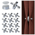 12Pairs Curtain Magnets, ZNJAVX Curtain Magnets Closure with 12pcs SelfAdhesive Patch  Strong Magnetic Curtain Clips to Keep C