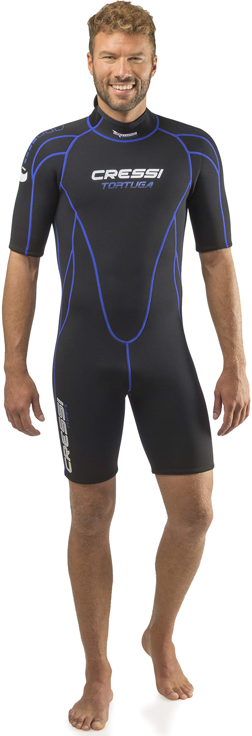Cressi Tortuga 2.5mm Man, Black/Blue, XXXL