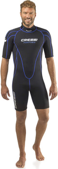 Cressi Tortuga 2.5mm Man, Black/Blue, XS