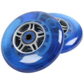 TGM Skateboards 2 Scooter Wheels with ABEC 7 Bearings for Razor Scooter 100mm (Blue)