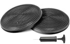 Primasole Balance Disc With Air Pump Wobble Cushion For Stability Workout 2 Pcs Cool Grey Color Pss91Nh021A