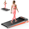 Under Desk Treadmill, Walking Mat with Incline pad, 2.5HP Portable Compact Treadmill for Home Office, Small Mini Walking Treadmi