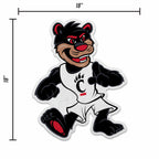 Rico Industries Ncaa Cincinnati Bearcats Mascot Shape Cut Pennant - Home And Living Room D  Cor - Soft Felt Ez To Hang