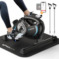 Under Desk Bike Pedal Exerciser, Quiet Magnetic Mini Exercise Bike With Merach App For Arm, Leg Recovery, Physical Therapy, Smoo