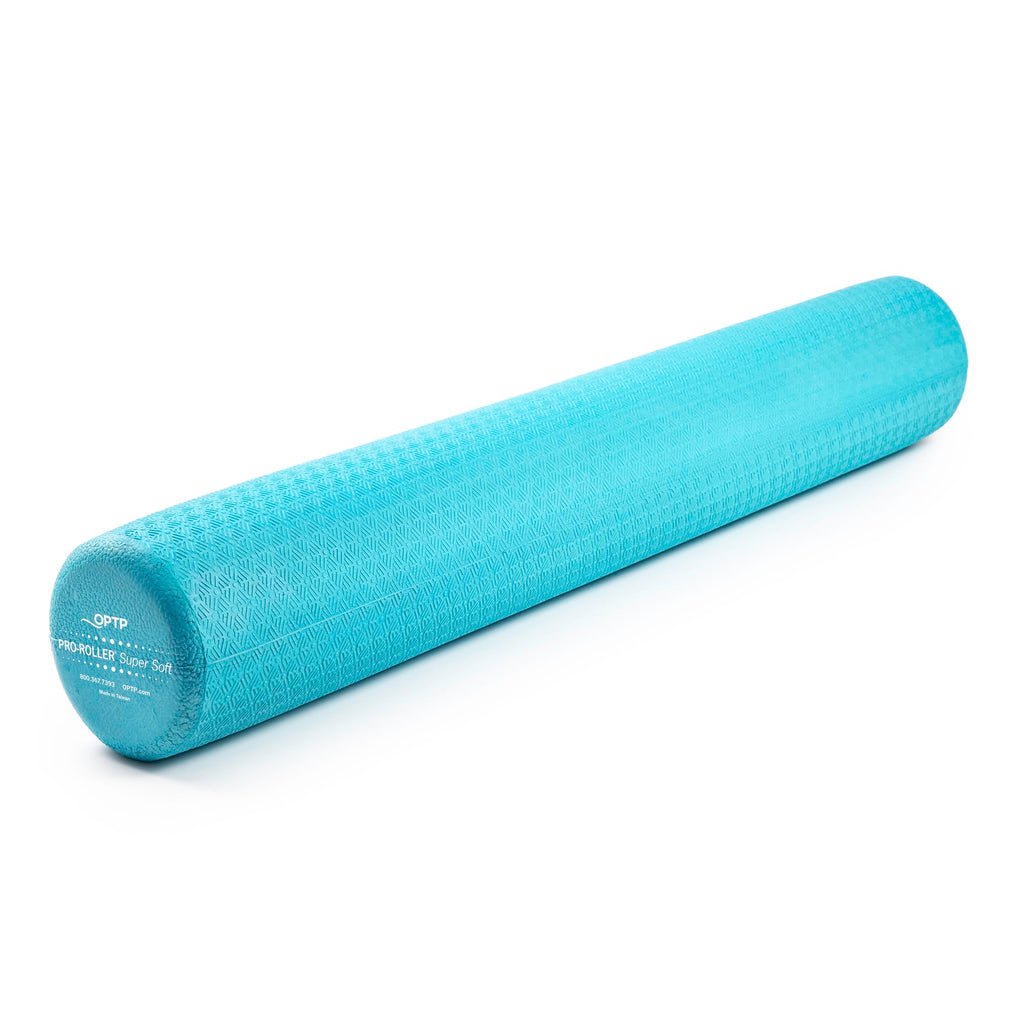 Pro-Roller Super Soft - Optp Foam Roller 36 Inch X 6 Inch - Super Soft Density - Light Blue Low Density Foam Roller For Physical
