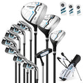 Goplus Complete Golf Club Set for Men, Right Hand Golf Clubs w/ 460CC #1 Driver, #3 Fairway, #5 Hybrid, #5, #6, #7, #8, #9, #P &