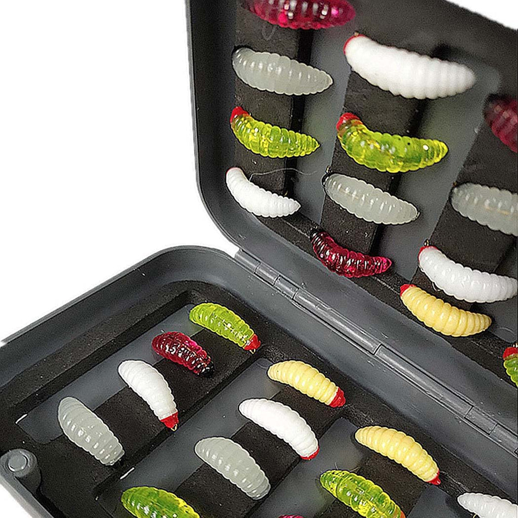 Qievcrme Fly Fishing Flies Kit 40/137Pcs Dry/Wet Flies Assortment Nyphms Popper Streamer For Trout Bass Steelhead Fish+ Fly Box
