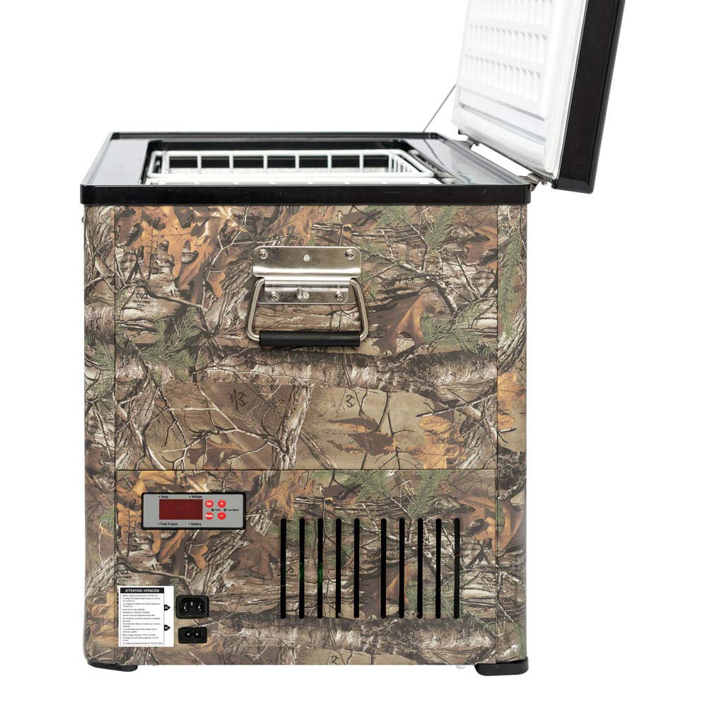 Magic Chef Mcl40Pfrt 1.4 Cubic Foot Mini Portable Freezer Fridge With Adjustable Temperature Control Thermostat, Realtree Xtra C