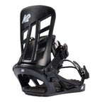 K2 Indy Mens Snowboard Bindings, Black, L