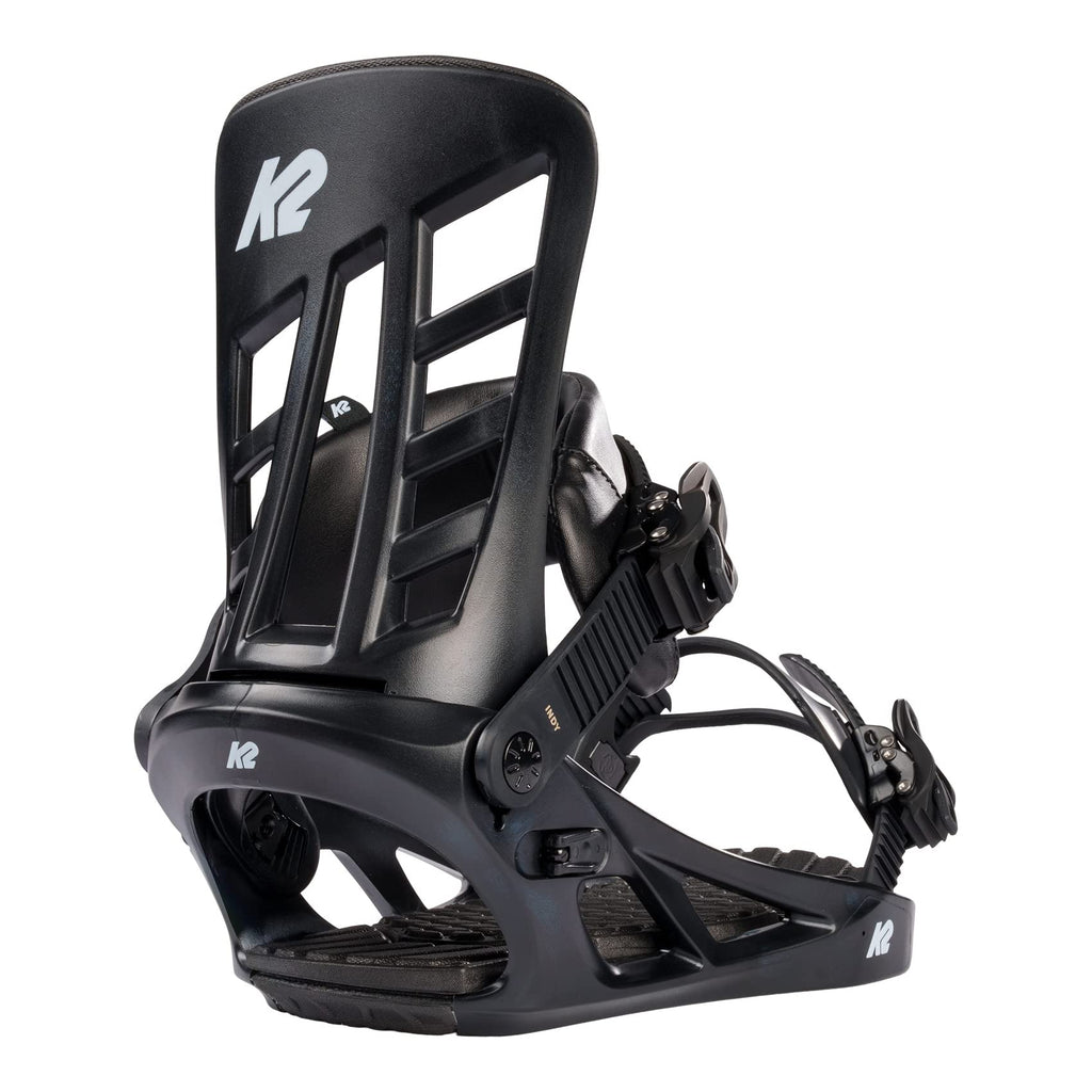 K2 Indy Mens Snowboard Bindings, Black, Xl