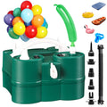 Bezente Electric Balloon Pump, 3-in-1 Portable Electric Air Balloon Blower Machine Balloon Pump Dual Nozzle Balloon Inflator for
