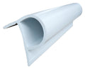 Dock Edge + Small P PVC Profile Dock Guard, White, 24