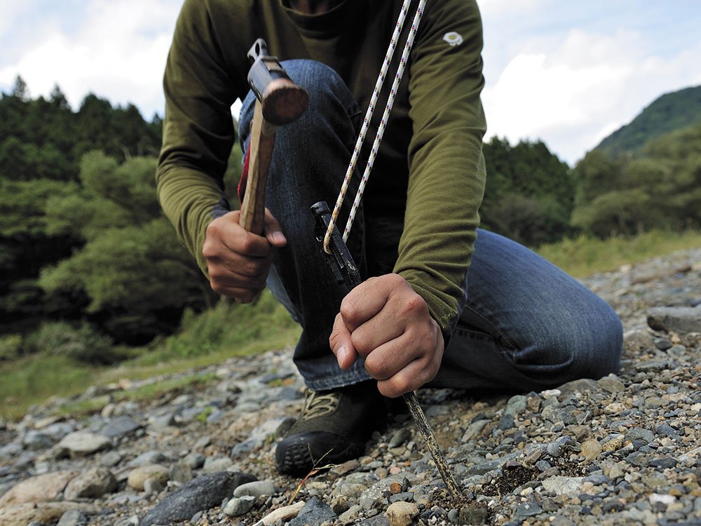 Snow Peak Peg Hammer Pro - Durable Camp Hammer Great As Tent & Tarp Stake Remover - Backpacking, Hiking & Camping Supplies - Cop