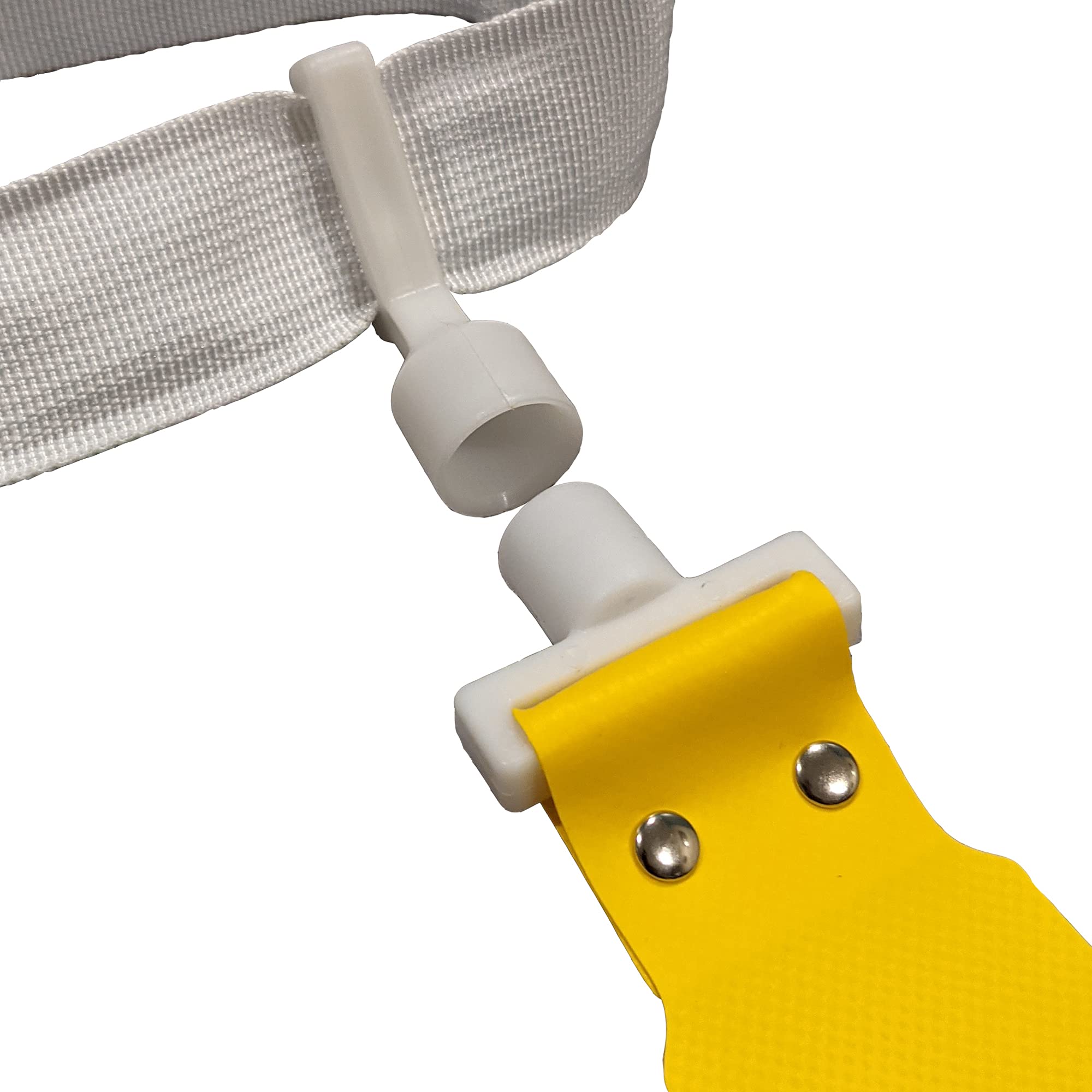 Public Sports Flag Football Belt - 2 Flags - Single (Yellow)