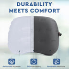 Hikenture Camping Pillow Ultralight, Inflatable Pillows With Removable Cover, Compact Portable Backpacking Pillow, Ergonomic Blo