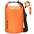 HEETA Waterproof Dry Bag for Women Men (Upgraded Version), Roll Top Lightweight Dry Storage Bag Backpack with Emergency Whistle 