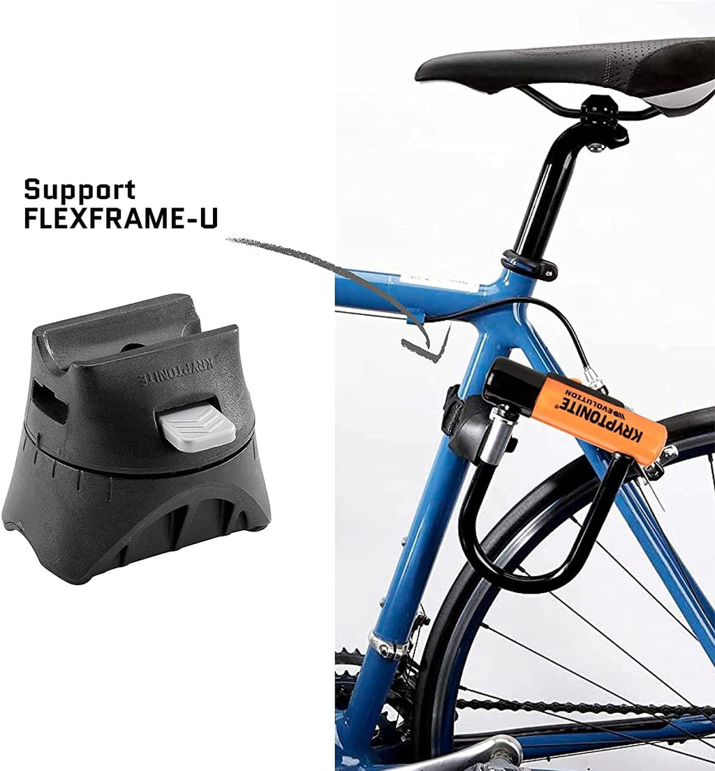 Kryptonite Evolution Standard Bike U-Lock, Heavy Duty Anti-Theft Bicycle U Lock, 14Mm Shackle With Mounting Bracket And Keys, Hi