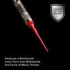 Viper Dart Accessory: Tufflex Ii 2Ba Thread Soft Tip Dart Points, Red, 500 Pack