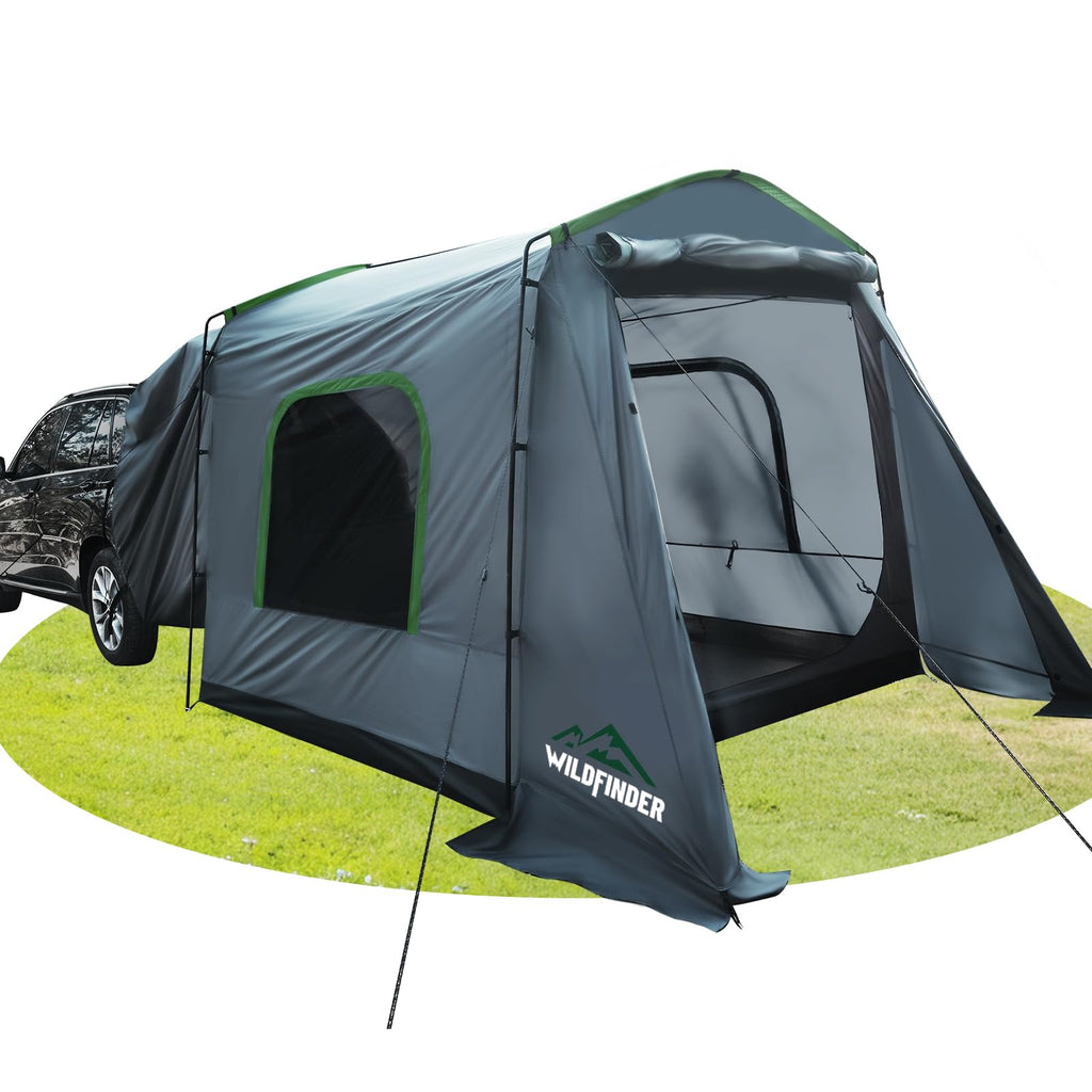Wildfinder Suv Tent, 5-9 Person Rectangle Car Tent For Family, Waterproof & Windproof For Car Camping, Large Camping Tents With