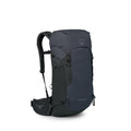 Osprey Kestrel LT 28L Mens Backpacking Backpack - Lightweight Hiking & Travel Bag with Waterproof Raincover, Black