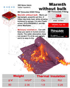 Iclimb 3M Thinsulate Insulation Warm Camping Blanket Ultralight Compact (Light Grey)