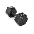 CAP Barbell Cast Iron Hex Dumbbell, Black, Single, 35 lb