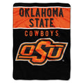 The Northwest Company NCAA Oklahoma State Cowboys Raschel Throw Blanket, 60 x 80, Basic