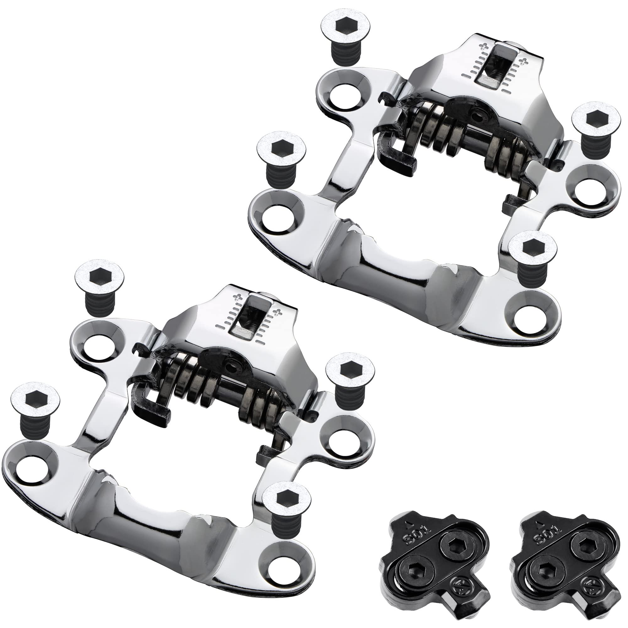 Venzo Convert Peloton Pedals To Dual Function - Compatible With Shimano Spd Adaptor Converter & Look Delta - For Peloton Bike & 
