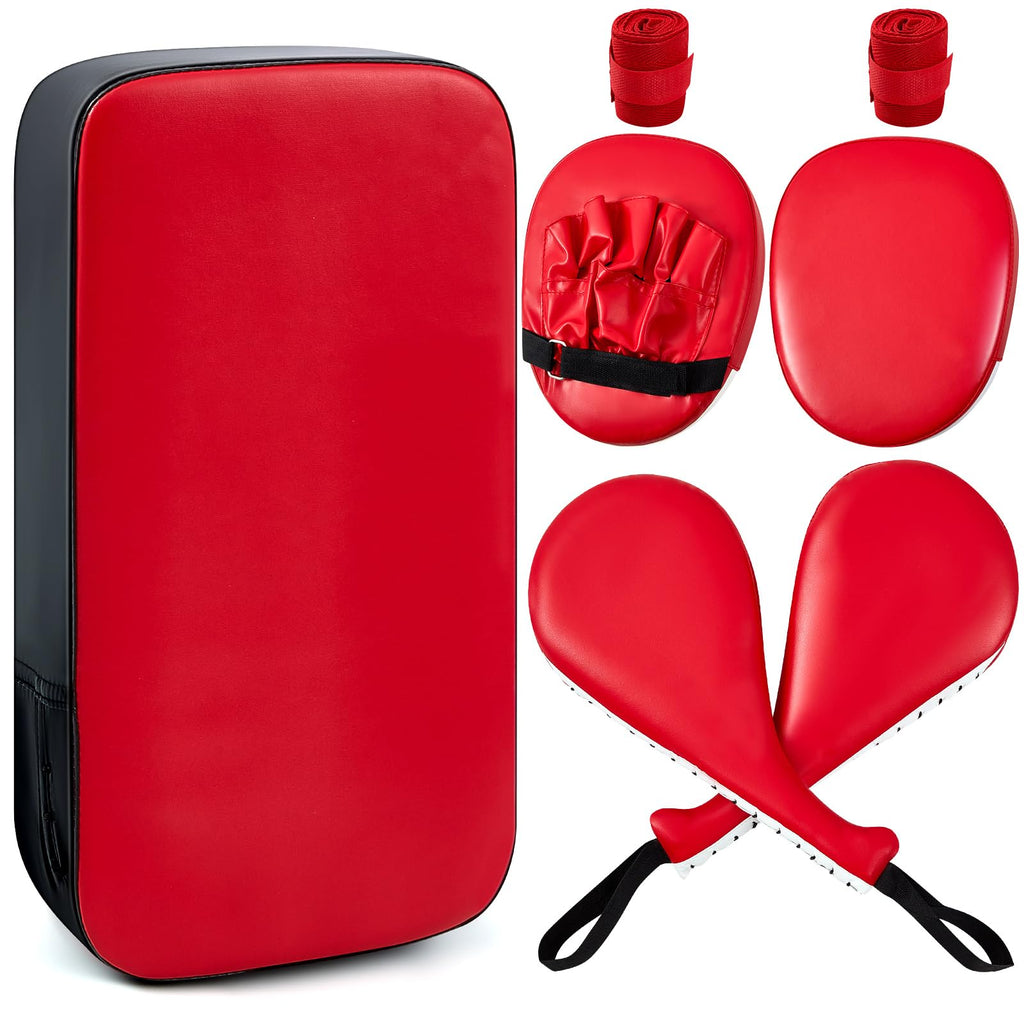 Poen 7 In 1 Taekwondo Kick Pad Boxing Training Equipment Punching Mitts Martial Arts Training Equipment Wrist Band Adjustable So
