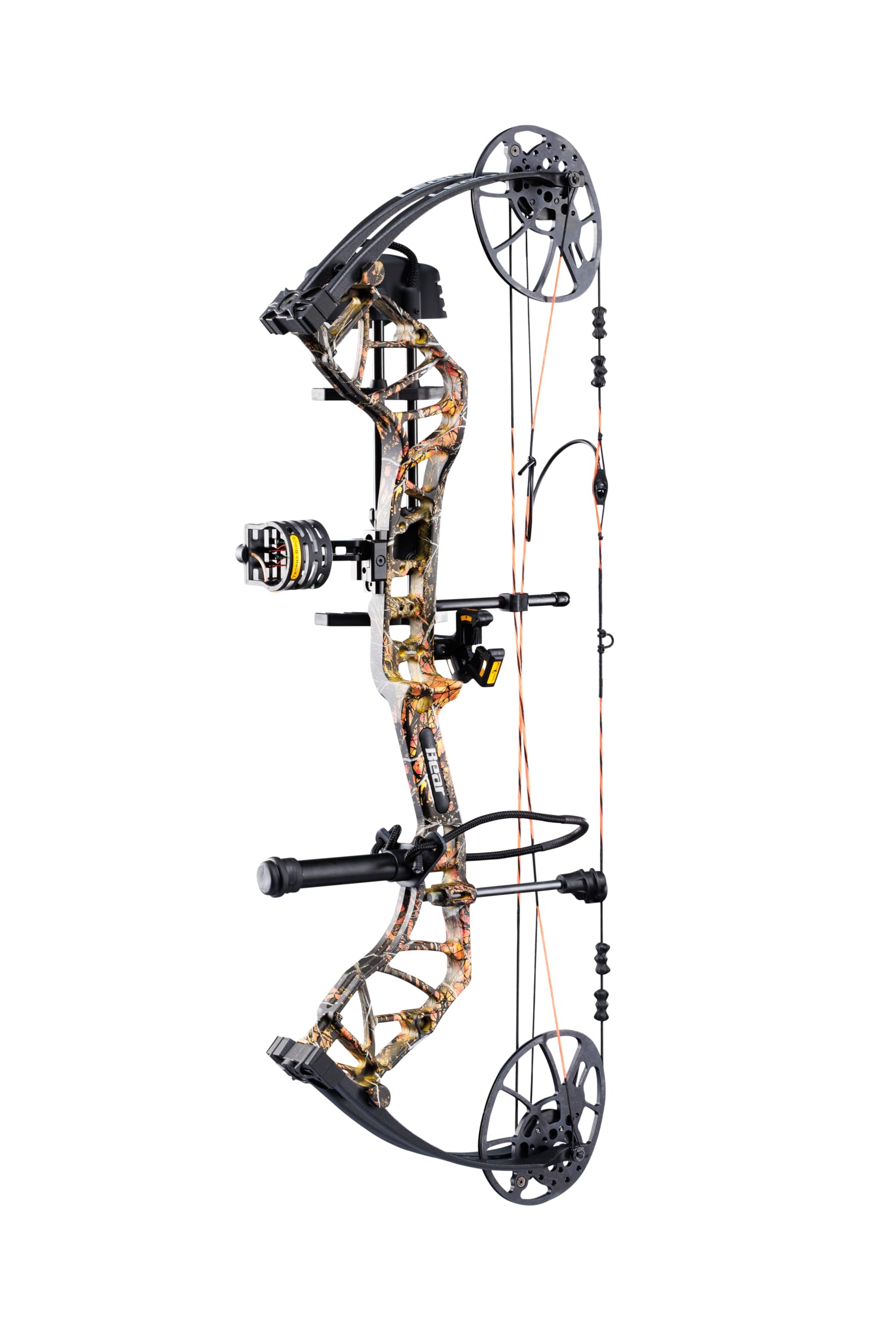 Bear Legit Maxx Ready to Hunt Compound Archery Bow, 70lb. Draw Weight, Left Hand, Wildfire/Black