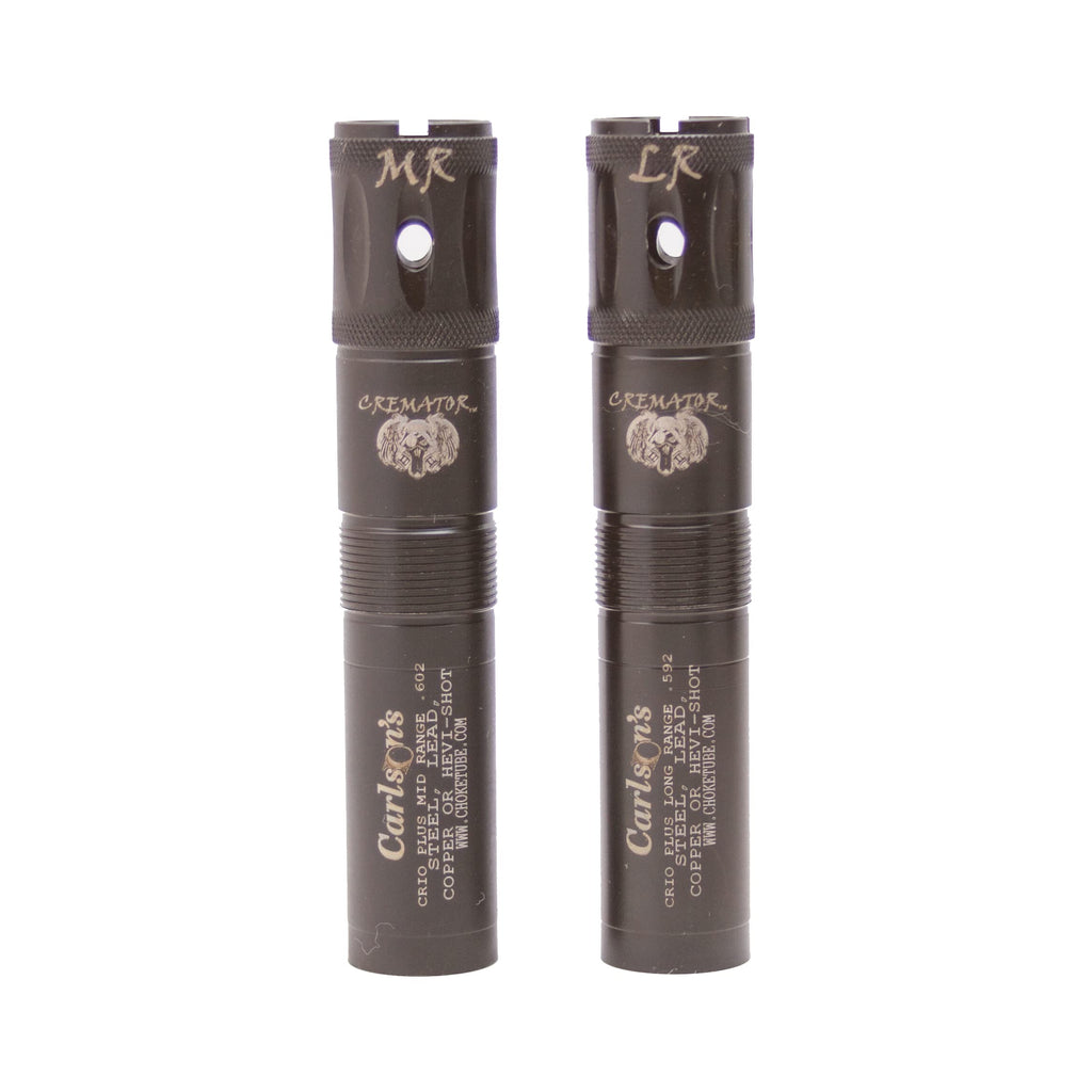 Carlsons Choke Tubes 20 Gauge Compatible For Benelli Crio Plus [ 2 Pack | Mid Range & Long Range ] Blued Steel | Cremator Ported