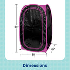 Weatherpod 1-Person Pop-Up Pod With Tinted Panels - Pop-Up Weather Pod, Protection From Cold, Wind And Rain With Added Privacy -