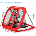 Relilac Pop Up Golf Chipping Net - Indoor/Outdoor Golfing Target Accessories For Backyard Accuracy And Swing Practice - Great Gi