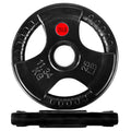 Fitvids 2 Inch Olympic Weight Plates, 2x 25 LB Plates for Home Gym Strength Training, Rubber Coate Design