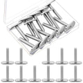 MorningRo 12 Pcs T Bolt for Kayak T-Slot Bolts for Kayak Rail Mount Track Kayak Track Accessories Screws 1.5 Inch Long T Slot Bo