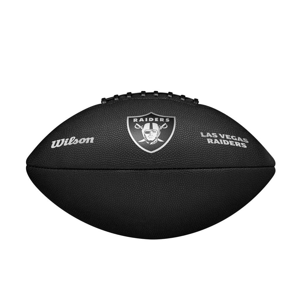 Wilson Nfl Team Metallic Premiere Football - Official Size, Las Vegas Raiders