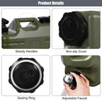Redswing 4 Gallon/15L Thickened Water Jug, Camping Water Container, Truly No Leakage Water Storage With Spigot, Large Military W