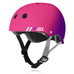 80Six Dual Certified Kids Bike, Skate, And Scooter Helmet, Pink Purple Fade, Small/Medium - Ages 8+