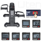 Zogin Mini Exercise Bike, Under Desk Pedal Exerciser Arm And Leg Exercise Cycle Bike With Lcd Screen Displays (Black)