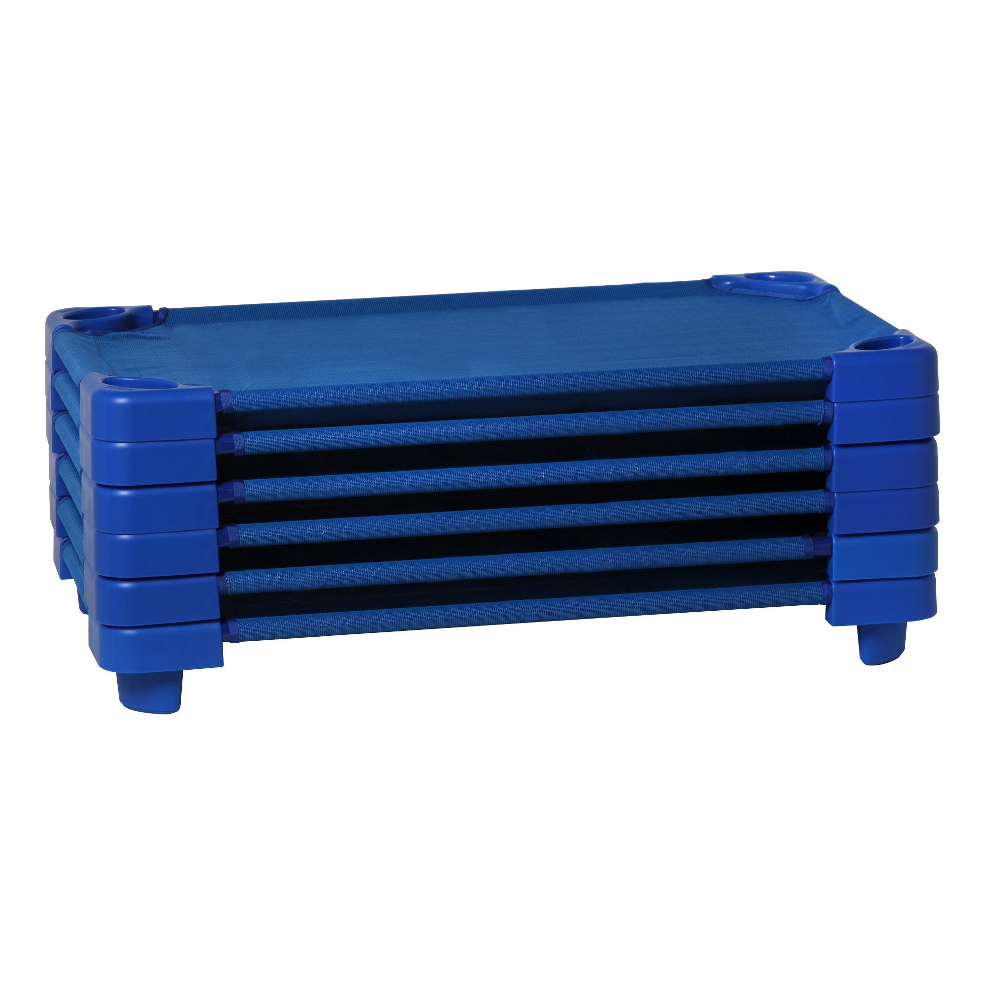 Sprogs Heavy Duty Childrens Standard 52''L Stackable Daycare Cots For Preschool Kids Sleeping, Resting, And Naptime, Spg-021-5, 