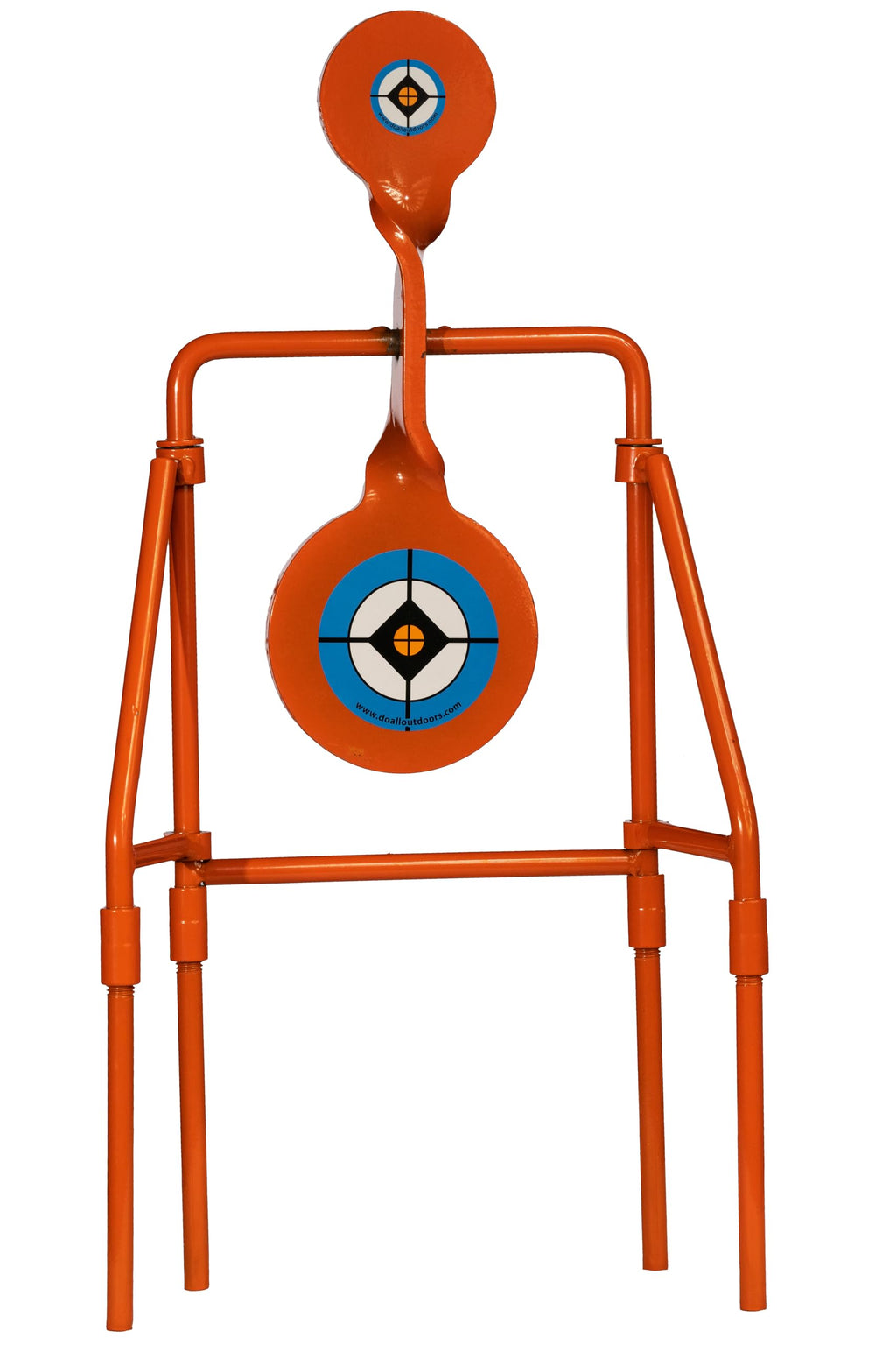 Do All Outdoors Double Blast Spinner Shooting Target With 3'' And 4.5'' Spinning Targets, Rated For 9Mm To 30.06 Soft Nose Lead