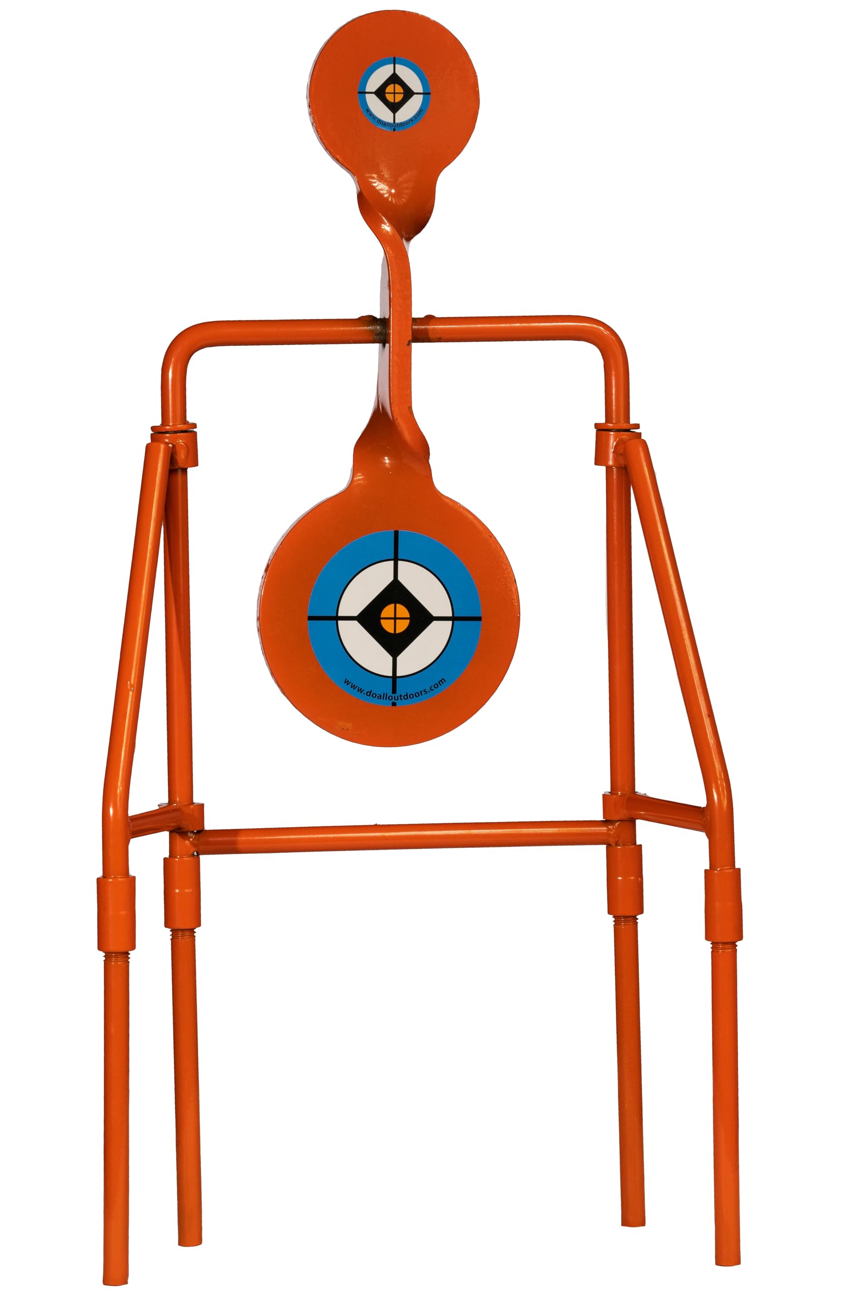 Do All Outdoors Double Blast Spinner Shooting Target With 3'' And 4.5'' Spinning Targets, Rated For 9Mm To 30.06 Soft Nose Lead