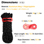 Triwonder 13Ft Reflective Guyline, 4Mm Nylon Tent Rope Paracord Cord With Guyline Adjuster For Camping Tent (Dark Green - 6 Pack