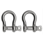 Extreme Max 3006.8324.2 Boattector Stainless Steel Anchor Shackle - 1/2'', 2-Pack