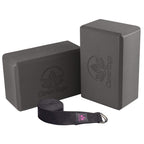 Yoga Block Sets - High Density Foam Exercise Blocks - Instantly Support And Improve Your Poses And Flexibility - Lightweight Ver
