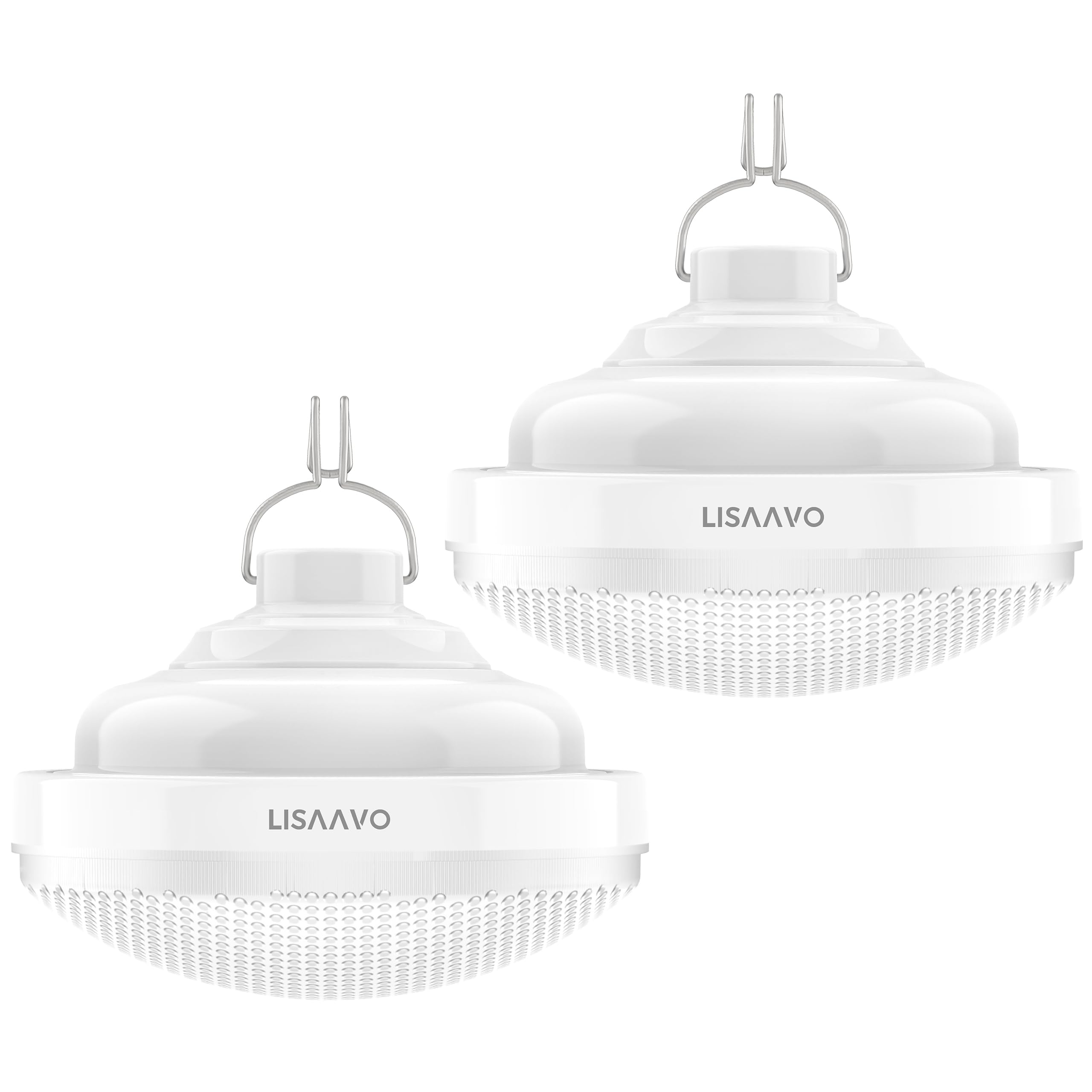 2PCS Tent Light Rechargeable 2400mAh LED Camping Light,IPX5 Waterproof for Camping,Outdoor,Power Outage