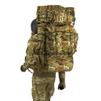 Mt Filbe 100L+ Modular Tactical Backpack System Military Rucksack With External Abs Frame, Detachable Assault Pack & Hydration C