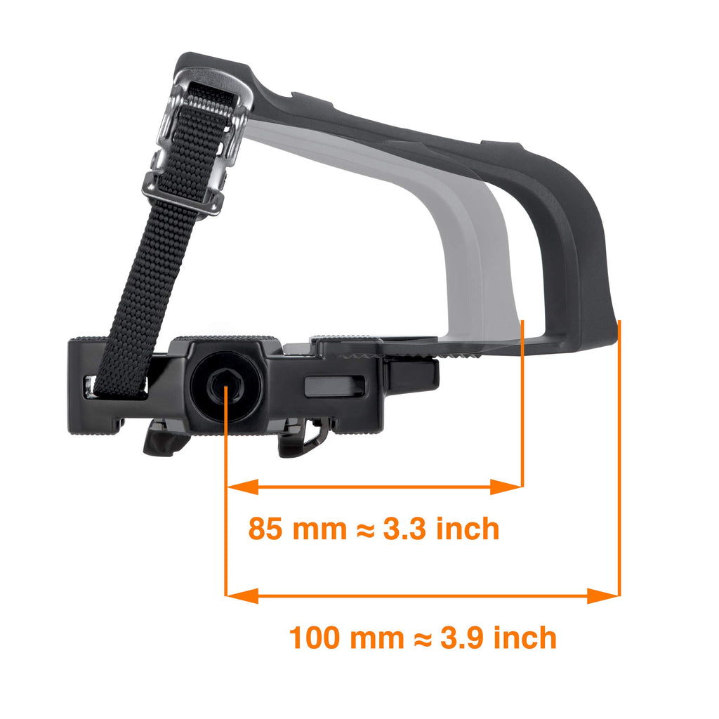 Venzo Fitness Exercise Indoor Bike Compatible With Shimano Spd Pedals With Adjustable Toe Clips & Cleats No Noise - New Model Wi
