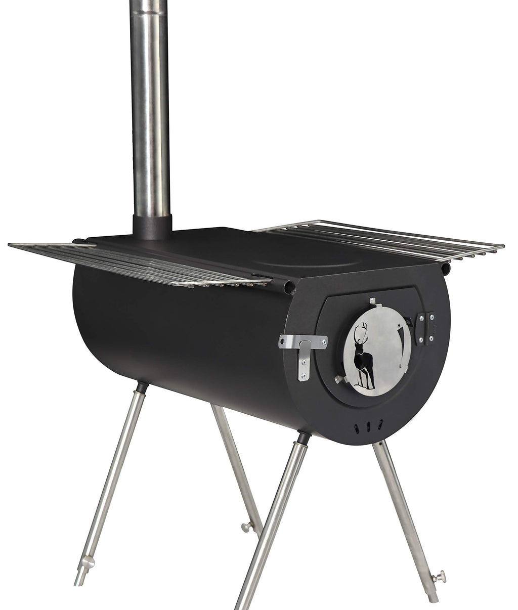 Us Stove Ccs14 Caribou Backpacker Portable Camp Stove - 14 Inch, Black, Small