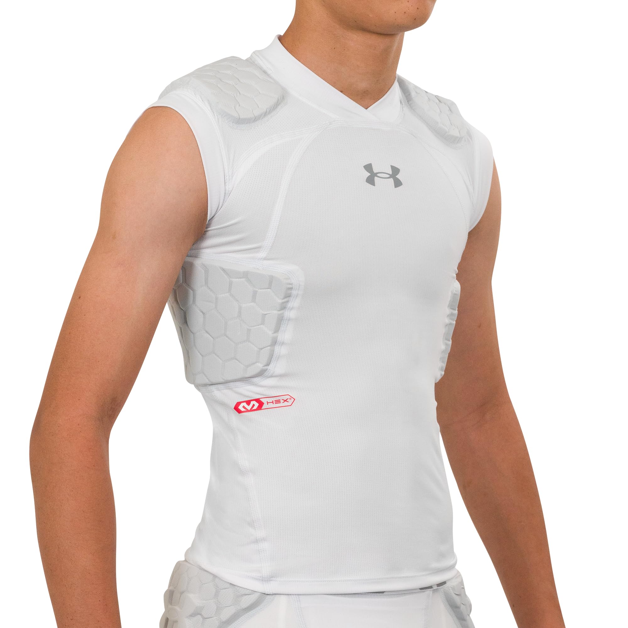 Gameday Armour Pro 5-Pad Top Youth White Xl